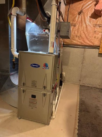 Mozee Gas Heating & Cooling — Carrier furnace installation